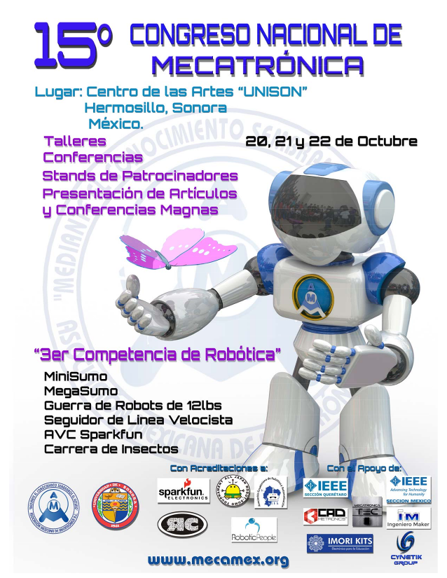15° Congreso Nacional de Mecatrónica