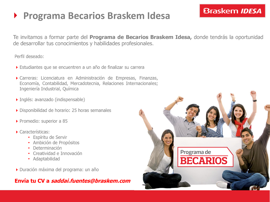 Programa Becarios Braskem Idesa