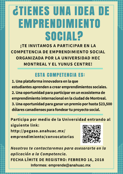 Competencia de emprendimiento en Montreal